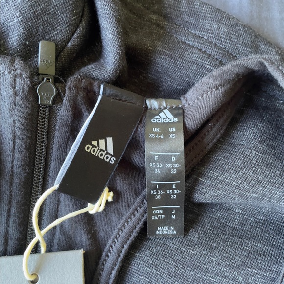 ADIDAS WOMEN'S SPORT 2 STREET ROMPER MARBLED BLACK/WHITE - Picture 12 of 13